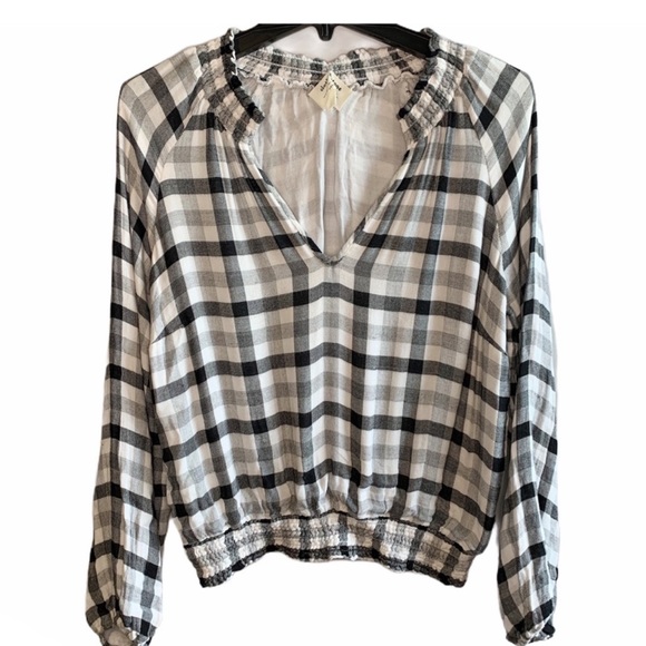 Anthropologie Cloth & Stone Sara Peasant Top - Picture 2 of 6